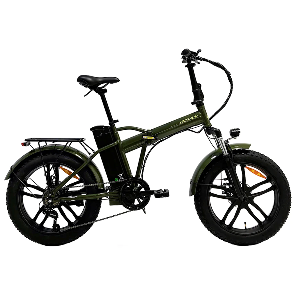 BİSAN E-FOLDİNG F3 20 JANT 1X7 VİTES HAKİ ELEKTRİKLİ BİSİKLET