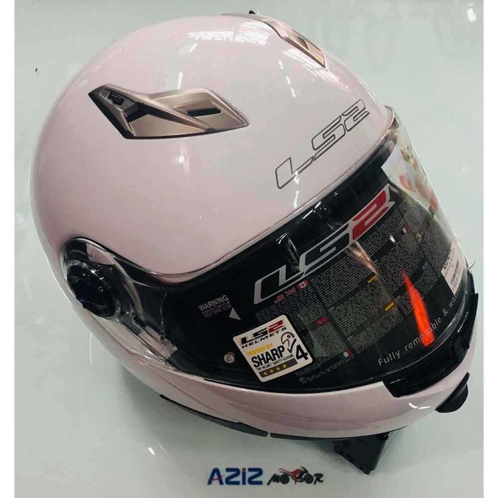 LS2 FF370 EASY BEYAZ KASK M