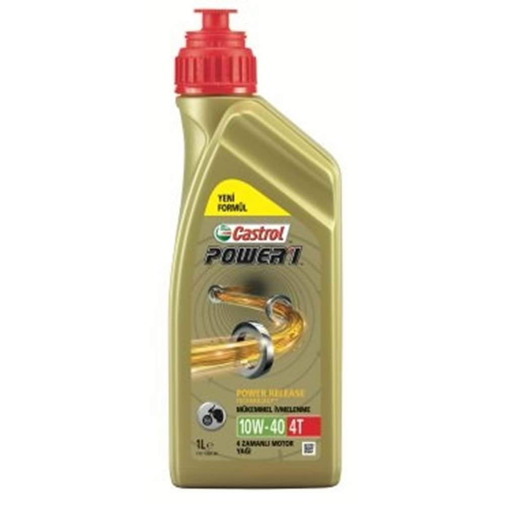 CASTROL POWER1 4T 10W-40 1LT MOTOSİKLET YAĞI
