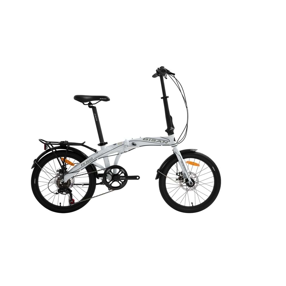 BİSAN 16 FX 3800 16 JANT KATLANIR BİSİKLET BEYAZ - TURUNCU