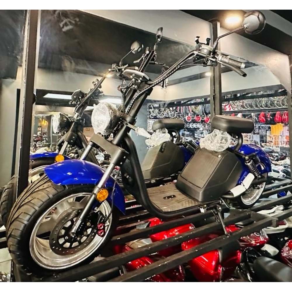 KAROVAL LUQI HL3.0 MAVİ ELEKTRİKLİ SCOOTER MOTOSİKLET