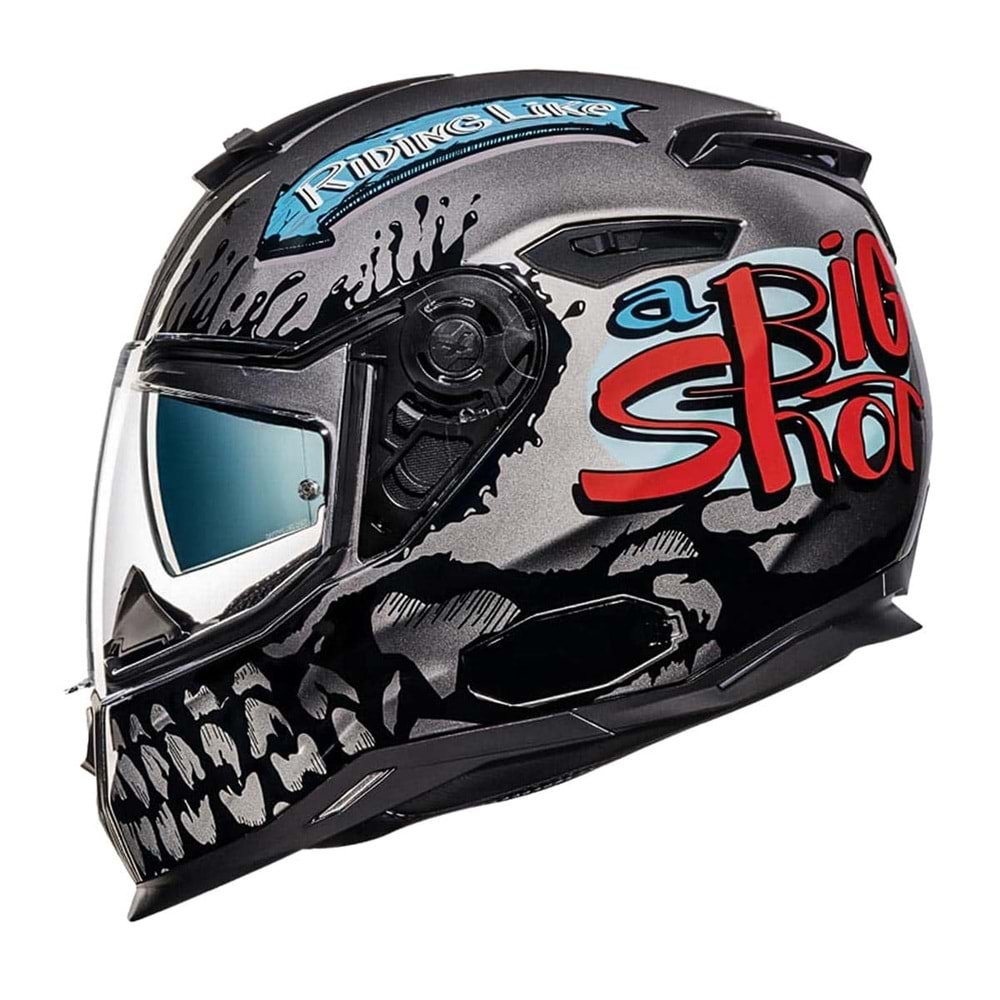 NEXX SX.100 BIG SHOT GRİ KASK M
