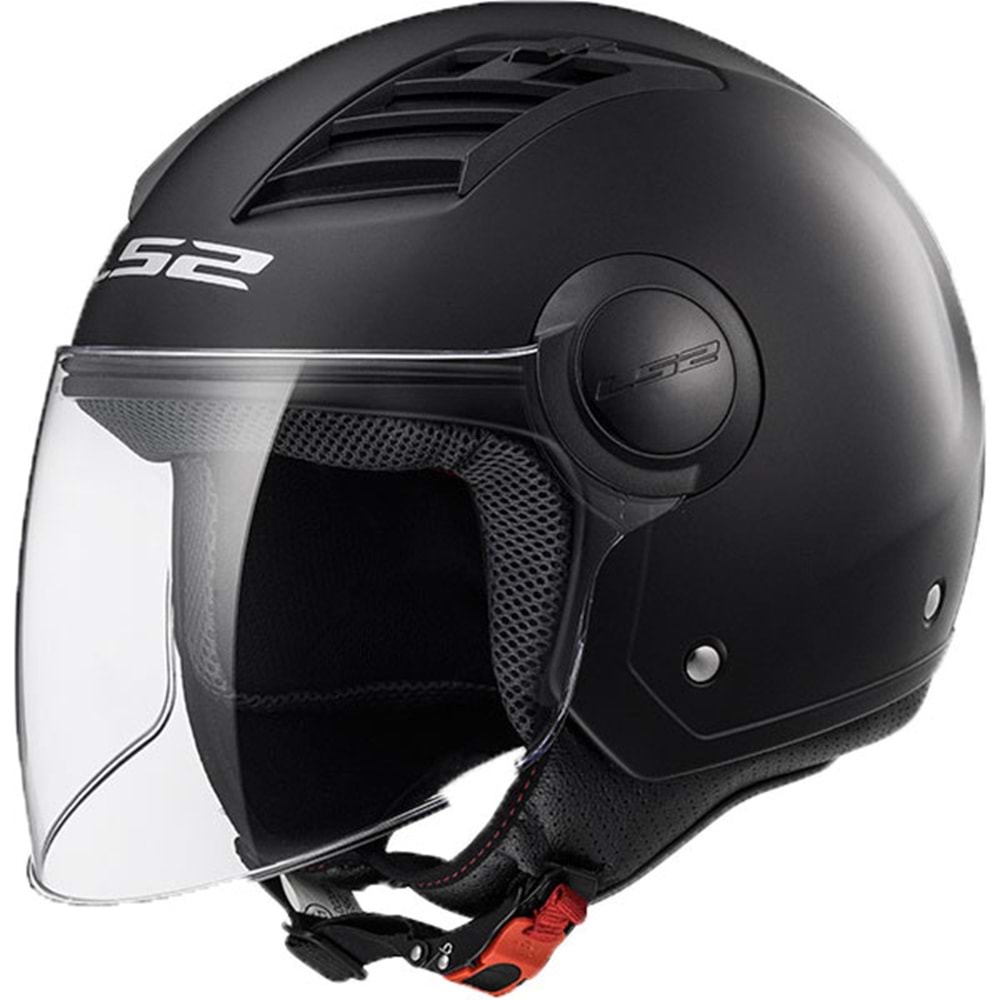 LS2 AIRFLOW 2 MAT SİYAH YARIM KASK - L