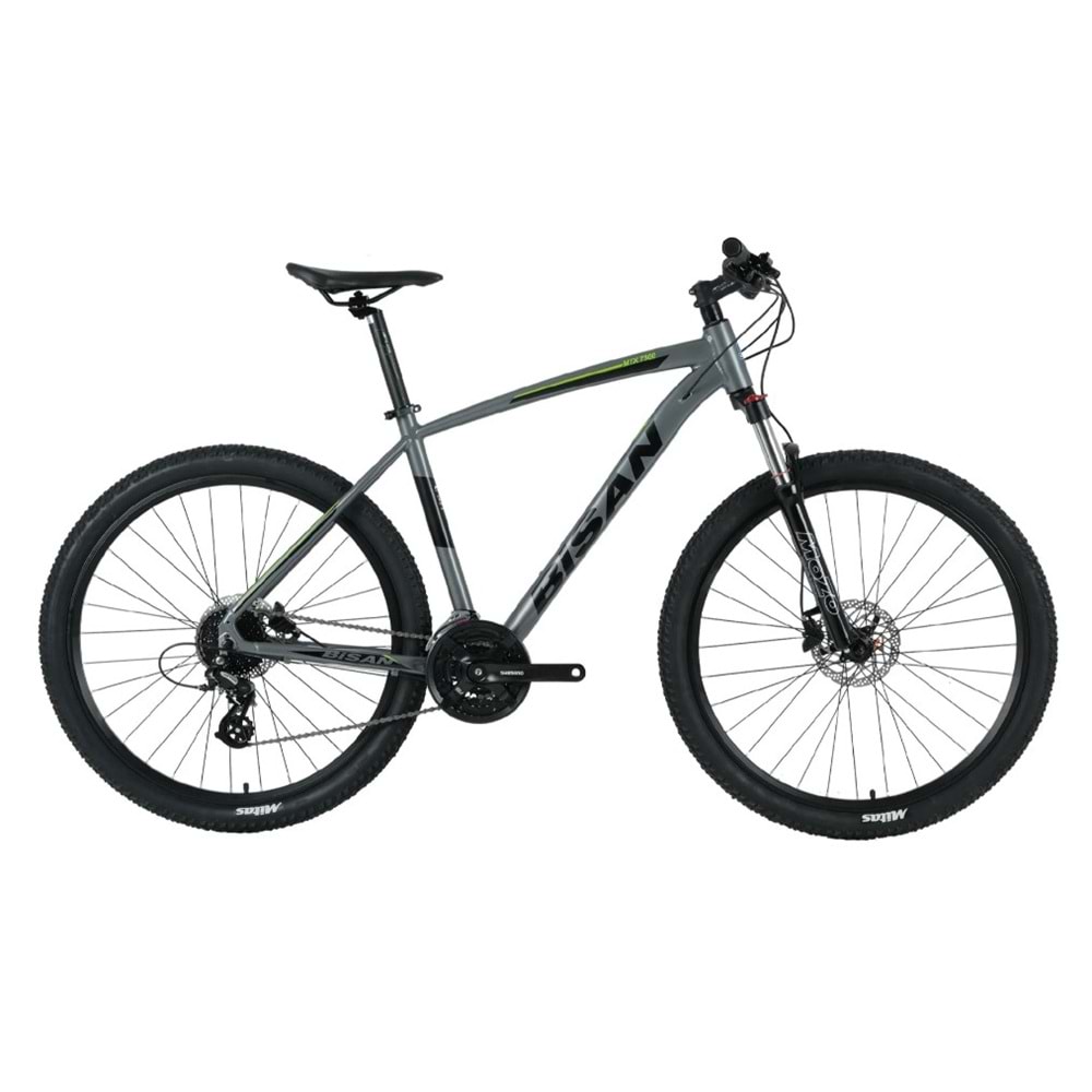 BİSAN MTX 7300-23 27,5 JANT DAĞ BİSİKLETİ METALİK GRİ -MAVİ