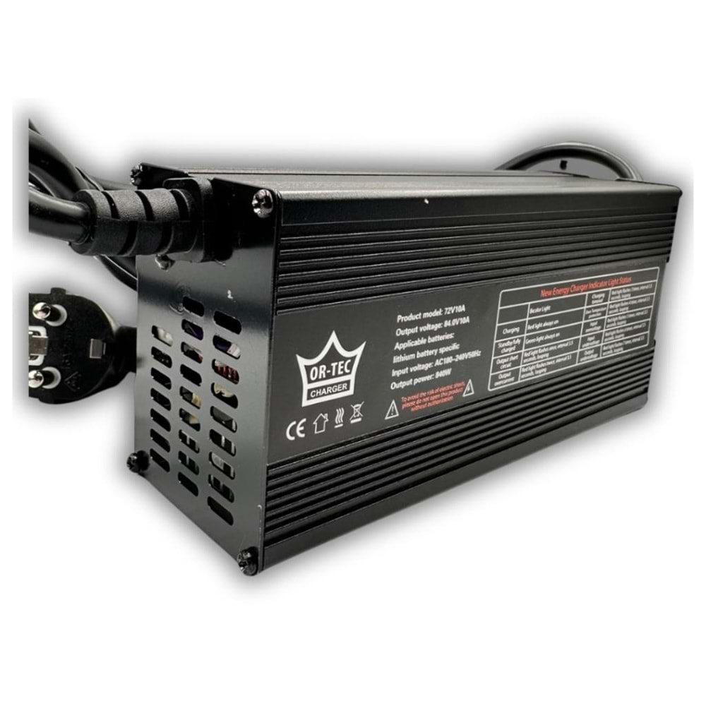 72V 60(10A) ŞARJ CİHZI E-BIKE LİTHİUM-LON