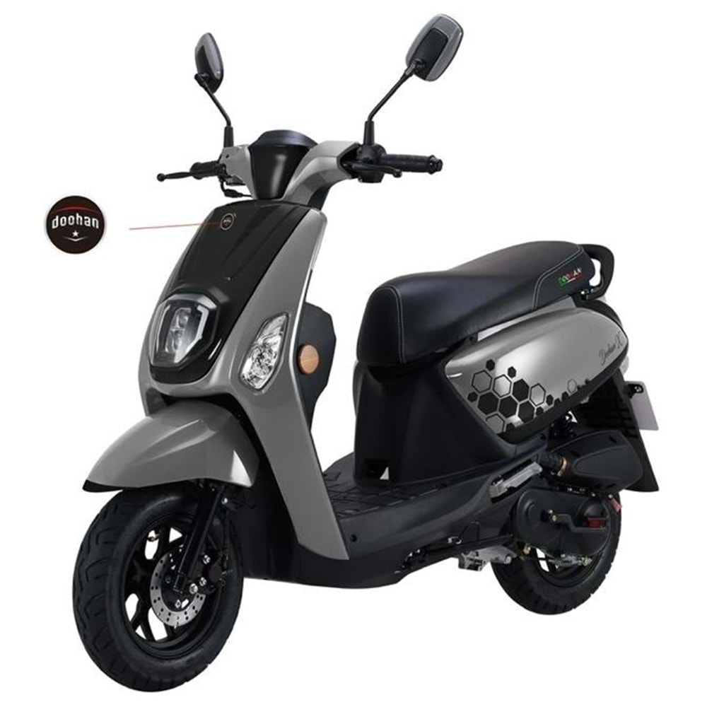 YİBEN DOOHAN 50cc WB50QT-8B GRİ-SİYAH-2025