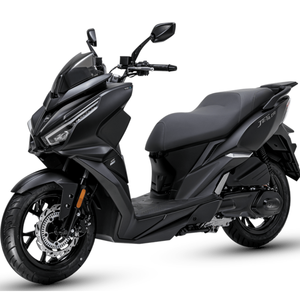 SYM JET 14 200 EVO E5+ SİYAH (MAT)-2024