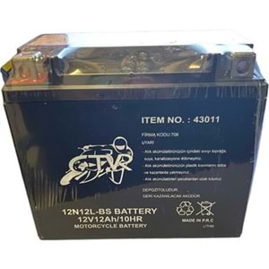 12V 12 12N12L-BS AKÜ TVR