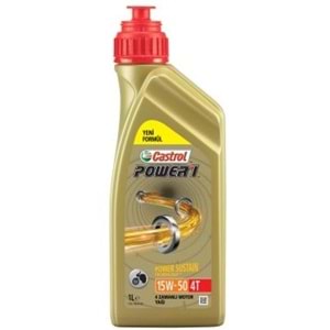 CASTROL POWER1 4T 15W-50 1LT MOTOSİKLET YAĞI