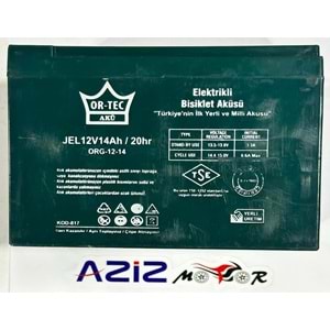 ORTEC 12V 14AH JEL AKÜ