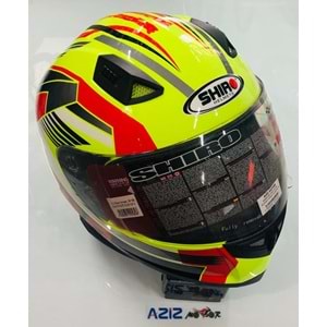 SHIRO KASK ÇENELİ HELMET SH-881 SUZUKA YEŞİL KARIŞIK XL