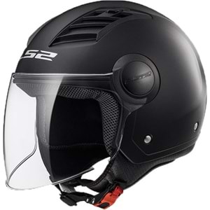 LS2 AIRFLOW 2 MAT SİYAH YARIM KASK - L
