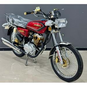 ZELSUN ZLS-50 REX MOTOSİKLET KIRMIZI MODİFİYE 72 TEL JANT-2024