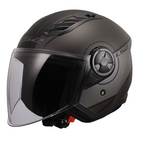 LS2 AIRFLOW SİYAH GRİ KASK - S