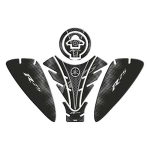 YAMAHA R25 TANK PED SET GRİ SİYAH GOGO