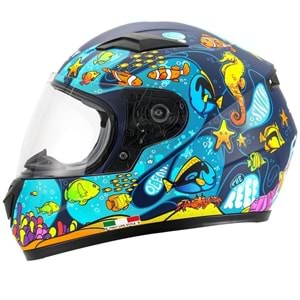 SWAY ÇOCUK BALIK DESEN KASK L