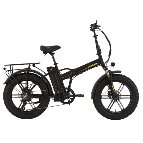 BİSAN E-FOLDİNG F3 20 JANT 1X7 VİTES MAT SİYAH ELEKTRİKLİ BİSİKLET