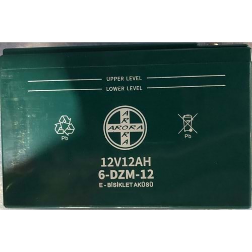 12V 12 AH ELEKTİRİKİ AKÜSÜ ARORA