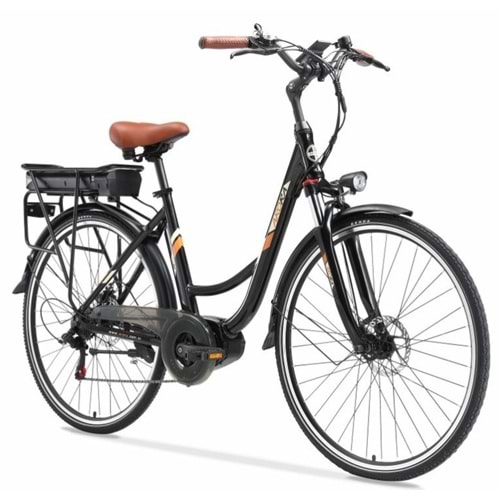 ARORA PRAG 36V11.6AH ELEKTRİKLİ BİSİKLET SİYAH