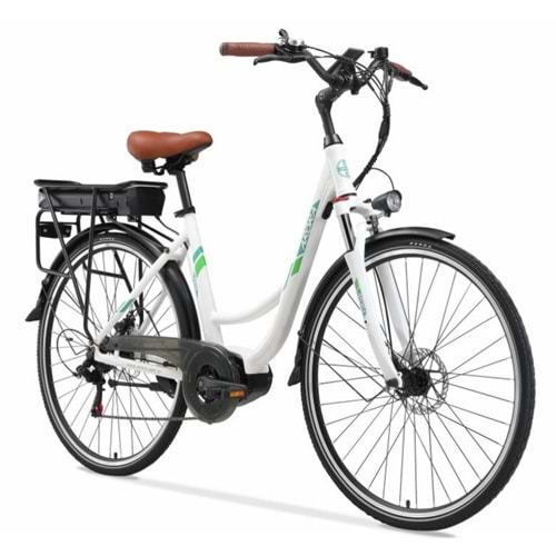 ARORA PRAG 36V11.6AH ELEKTRİKLİ BİSİKLET BEYAZ