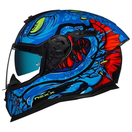 NEXX SX.100R ABISAL MAVİ KASK XL