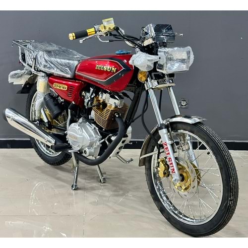 ZELSUN ZLS-50 REX MOTOSİKLET KIRMIZI MODİFİYE 36 TEL JANT-2024