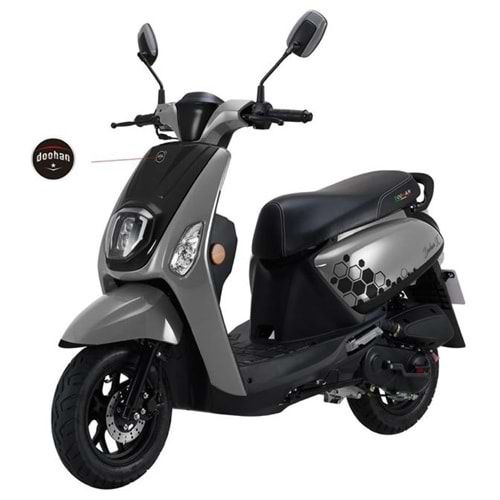 YİBEN DOOHAN 50cc WB50QT-8B GRİ-SİYAH-2025