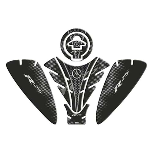 YAMAHA R25 TANK PED SET GRİ SİYAH GOGO