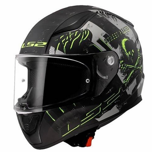 LS2 RAPID 2 PIRATES TITANIUM KASK XXL