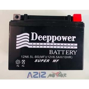 12V 6.5 AH 12N6.5L-BS MOTOSİKLET AKÜ DEEPPOWER