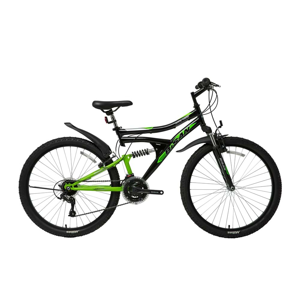 BİSAN 26 JANT BİSİKLET MTS 4300 SİYAH-YEŞİL