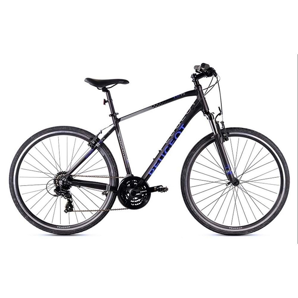 PEUGEOT 17FS 28 JANT ŞEHİR BİSİKLETİ SİYAH-MAVİ