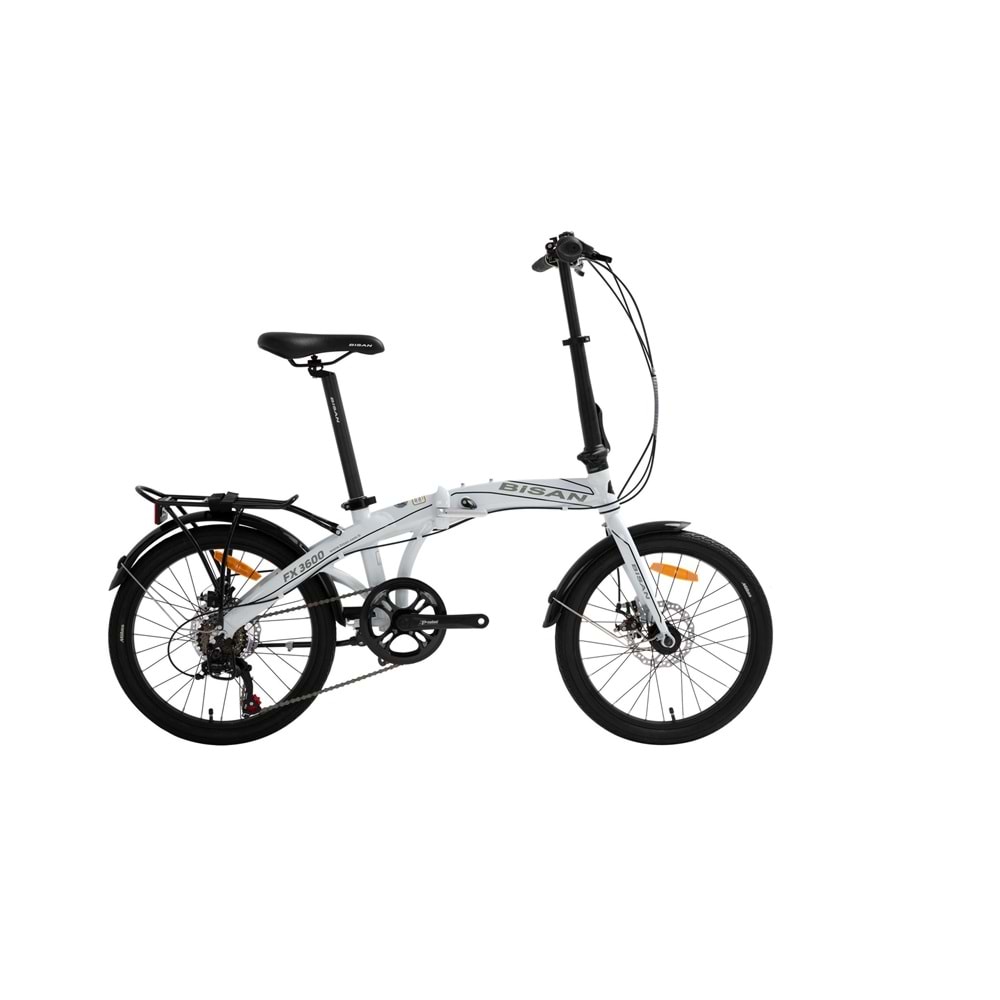 BİSAN 16 FX 3800 16 JANT KATLANIR BİSİKLET BEYAZ - TURUNCU