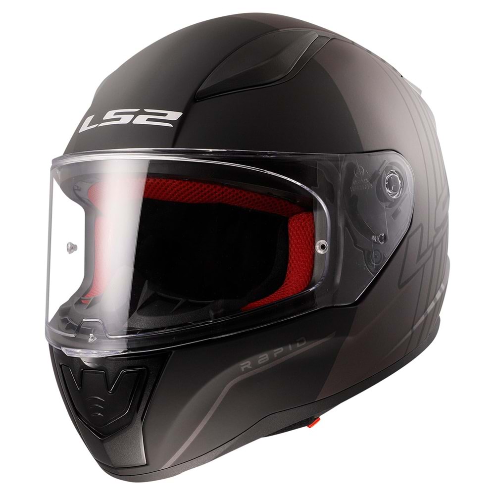 LS2 RAPID MULTIPLY MAT SİYAH-GRİ KASK L