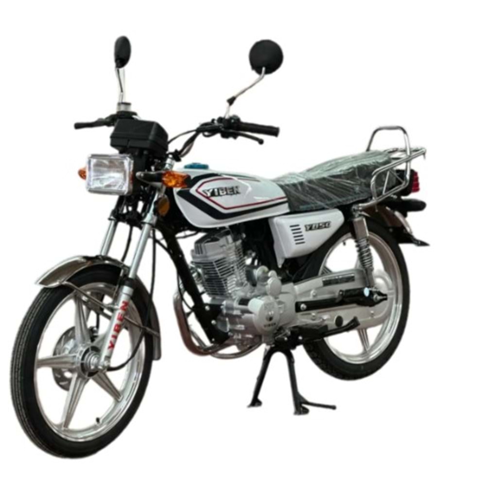 YİBEN CG 50cc BEYAZ ÇELİK JANT -2025