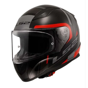 LS2 RAPID 2 CHOS SİYAH-KIRMIZI KASK M