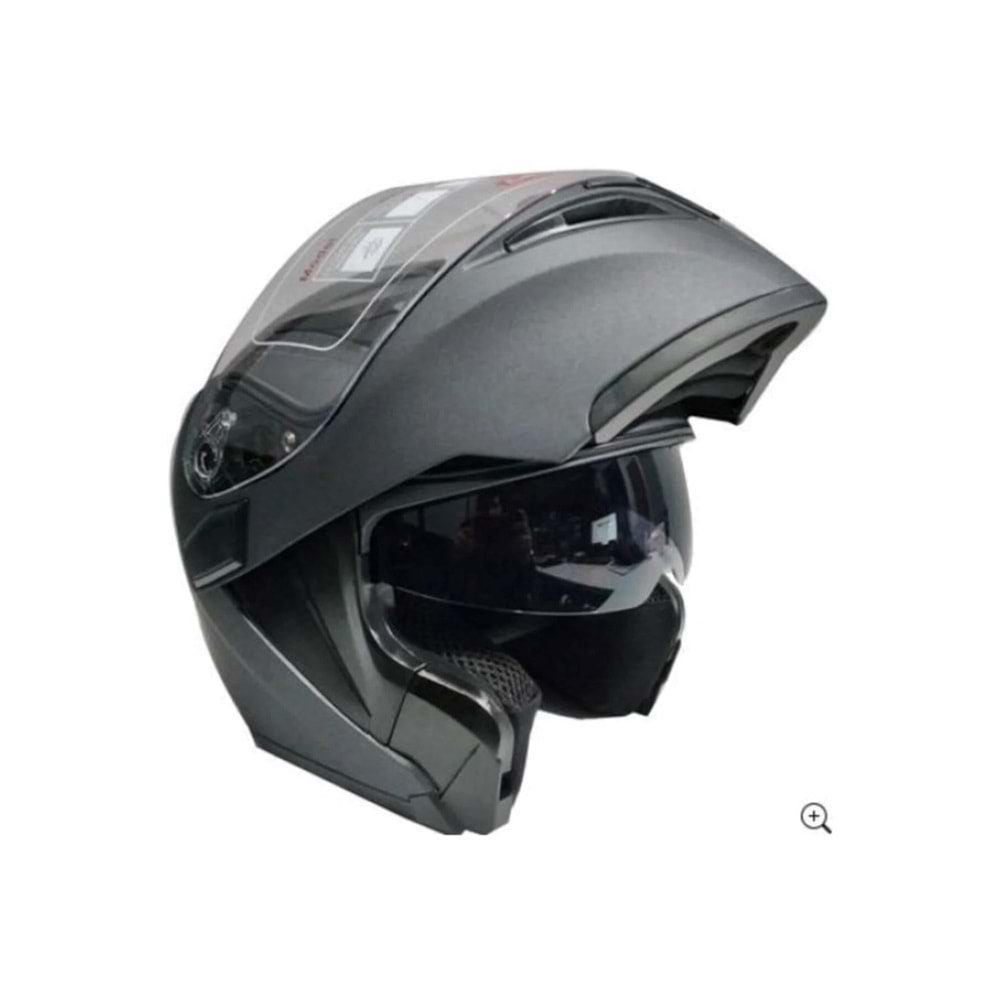 VENOM VF 370 ÇENE AÇILIR KASK GRİ M BEDEN