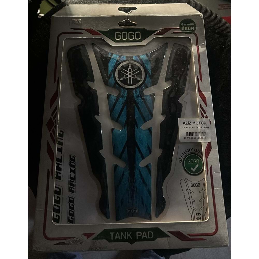 GOGO RACING TANK PED R25 009 SİYAH MAVİ RENK