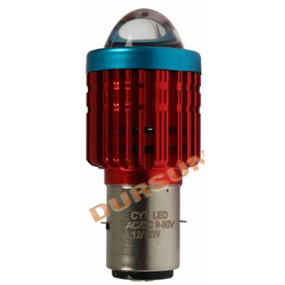 MOTOSİKLET FAR AMPÜLÜ 4 LEDLİ 5 FONSİYONLU