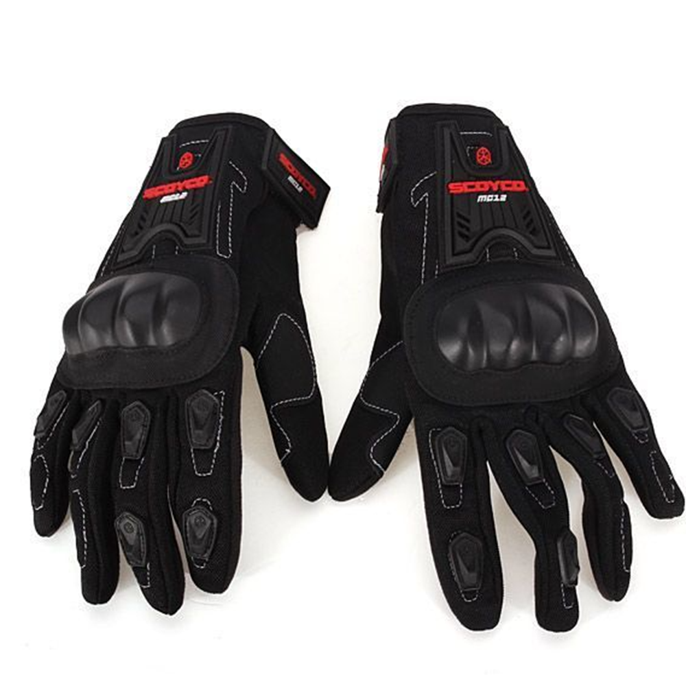 SCOYCO ELDİVEN KORUMALI MC 12T SİYAH - XL
